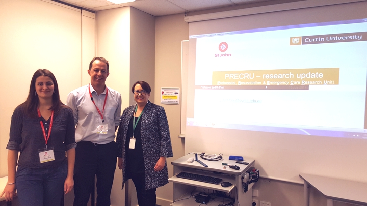 Dr Marine Riou, Dr Stephen Ball and Professor Judith Finn.